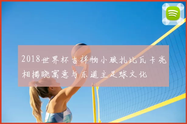 2018世界杯吉祥物小狼扎比瓦卡亮相揭晓寓意与东道主足球文化
